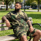 🏆 Bestseller ✨ Heren Camouflage Set 👕 Korte Broek & T-shirt | Comfortabele Casual Look