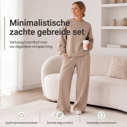 🔥 50% KORTING ✨ Dames 2-Delige Trainingspak Set – Comfortabele Lange Mouwen & Casual Sportieve Look 💕