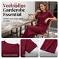 ✨ Nieuwe Collectie ✨ Dames 2-Delige Set – Asymmetrische Top & Wijde Pijpen Broek met Elegante Pasvorm 💃