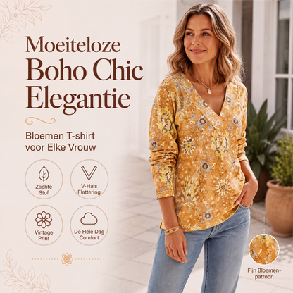 🌷 Nieuw & Trendy ✨ Elegante Damesblouse met Bloemenprint – Vrouwelijke Uitstraling & Comfortabele Pasvorm 💕