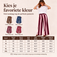 🔥 50% KORTING ✨ Dames Gestreepte Wijde Pijpen Broek – Comfortabele Pasvorm & Trendy Casual Look 💕