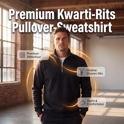 🏆 Bestseller – Nu Extra Voordelig ✨ Premium Sweatshirt met Kwartrits – Comfortabele Pasvorm & Moderne Casual Look 🧥