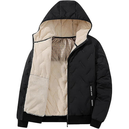 🏆 Bestseller – Nu Extra Voordelig ✨ Heren Warme Winterjas met Capuchon en Rits – Warmte, Comfort & Bescherming tegen de Kou 🧥
