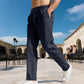 🏆 Bestseller – Nu Extra Voordelig ✨ Heren Rechte Pantalon met Trekkoord – Comfortabele Pasvorm & Moderne Elegante Stijl 👖