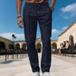 🏆 Bestseller – Nu Extra Voordelig ✨ Heren Rechte Pantalon met Trekkoord – Comfortabele Pasvorm & Moderne Elegante Stijl 👖