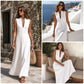🌸 Nieuwe Collectie ✨ Dames Maxi Jurk Zonder Mouwen 👗 Diepe V-Hals, Elegante Pasvorm & Tijdloze Stijl