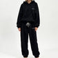 🔥 50% KORTING ✨ Dames Pluche Geribde Hoodie & Broek Set 🧸 Zacht, Warm & Ultiem Comfort