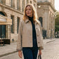 💎 Exclusieve Deal ✨ Dames Cropped Jack met Enkele Rij Knopen 🧥 Trendy Pasvorm, Elegante Look & Makkelijk te Stylen