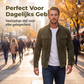 🏆 Bestseller ✨ Heren Vintage Ribcord Jas met Opstaande Kraag 🧥 Klassieke Look, Comfortabel & Tijdloos Design