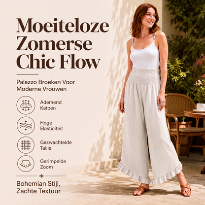 🌸 Nieuwe Collectie ✨ Dames Hoge Taille Katoen-Linnen Broek 👖 Ademend Comfort, Losse Pasvorm & Elegante Everyday Look