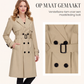🔥 Tijdelijke Aanbieding ✨ Dames Casual Double-Breasted Trenchcoat 🧥 Elegante Look, Klassiek Design & Comfortabele Pasvorm