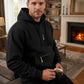 🔥 Tijdelijke Aanbieding ✨ Warme Heren Utility Hoodie met Kwartrits 🧥 Zachte Warmte, Praktische Details & Comfortabele Pasvorm