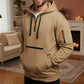 🔥 Tijdelijke Aanbieding ✨ Warme Heren Utility Hoodie met Kwartrits 🧥 Zachte Warmte, Praktische Details & Comfortabele Pasvorm