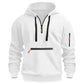 🔥 Tijdelijke Aanbieding ✨ Warme Heren Utility Hoodie met Kwartrits 🧥 Zachte Warmte, Praktische Details & Comfortabele Pasvorm