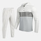 🔥 50% Korting ✨ Heren Trainingspak met Kleurvlakken & Capuchon 🧥 Sportieve Uitstraling, Comfortabele Pasvorm & Trendy Design