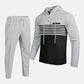 🔥 50% Korting ✨ Heren Trainingspak met Kleurvlakken & Capuchon 🧥 Sportieve Uitstraling, Comfortabele Pasvorm & Trendy Design