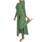 🌟 Comfort Favoriet ✨ Dames Geribbelde Gebreide 2-Delige Set 👚 Zachte Textuur, Elegante Pasvorm & Gezellige Casual Stijl