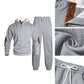 🔥 Tijdelijke Aanbieding ✨ Heren Vrijetijdspak met Capuchon 👕👖 Comfortabele Pasvorm, Sportieve Look & Dagelijks Draagcomfort