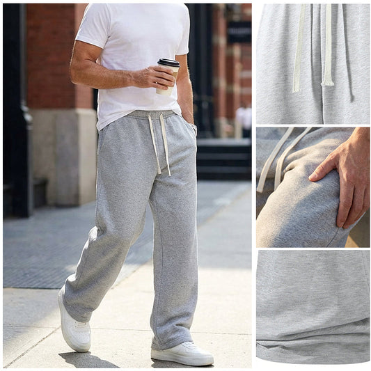🔥 Tijdelijke Aanbieding ✨ Casual Loose Fit Herenbroek met Trekkoord 👖 Comfortabele Pasvorm, Relaxte Stijl & Dagelijks Draaggemak