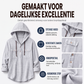 🔥 Tijdelijke Aanbieding ✨ Heren Casual Overhemd met Capuchon & Lange Mouwen 👔 Moderne Look, Comfortabele Pasvorm & Unieke Stijl