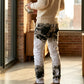 🔥 Tijdelijke Aanbieding ✨ Heren Camouflage Slim-Fit Jeans 👖 Trendy Design, Comfortabele Pasvorm & Stoere Streetwear Look