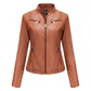 🔥 Gratis Verzending ✨ Dames Nauwsluitend Imitatieleren Jack 🖤 Elegante Pasvorm, Stoere Look & Tijdloze Stijl