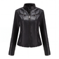 🔥 Gratis Verzending ✨ Dames Nauwsluitend Imitatieleren Jack 🖤 Elegante Pasvorm, Stoere Look & Tijdloze Stijl