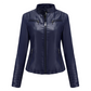 🔥 Gratis Verzending ✨ Dames Nauwsluitend Imitatieleren Jack 🖤 Elegante Pasvorm, Stoere Look & Tijdloze Stijl