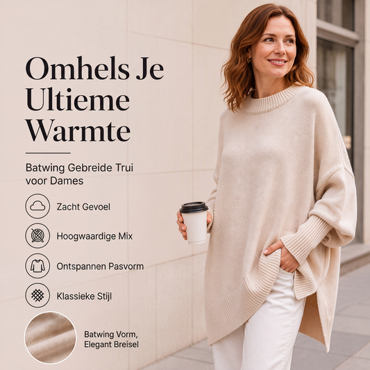 🔥 Tijdelijke Aanbieding ✨ Dames Trui Grote Maten met Ronde Hals 👚 Zachte Comfort, Losse Pasvorm & Stijlvolle Everyday Look
