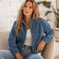 🔥 Tijdelijke Aanbieding ✨ Dames Corduroy Jack met Capuchon 🧥 Zachte Textuur, Warme Comfort & Casual Trendy Look