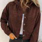 🔥 Tijdelijke Aanbieding ✨ Dames Corduroy Jack met Capuchon 🧥 Zachte Textuur, Warme Comfort & Casual Trendy Look