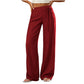✨ Nieuwe Trend ✨ Dames Gestreepte Wijde Pijpen Broek 👖 Comfortabele Pasvorm, Verlengend Effect & Elegante Casual Look