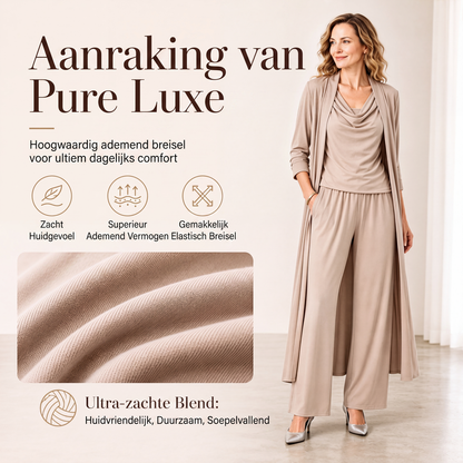 🔥 Gratis Verzending ✈️ Dames 3-Delige Set 👚 Casual & Elegante Stijl, Veelzijdige Combinaties & Comfortabele Pasvorm