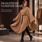 🌹 Elegante Keuze ✨ Dames Capejas met Opstaande Kraag 🧥 Chique Uitstraling, Comfortabele Pasvorm & Tijdloze Stijl