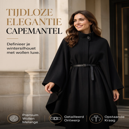 🌹 Elegante Keuze ✨ Dames Capejas met Opstaande Kraag 🧥 Chique Uitstraling, Comfortabele Pasvorm & Tijdloze Stijl