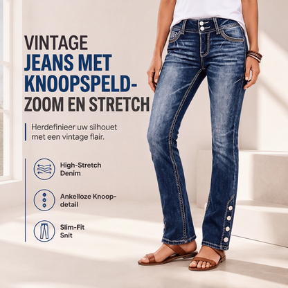 💃 Bestseller Favoriet ✨ Dames Slim-Fit Stretch Jeans 👖 Comfortabele Pasvorm, Flexibele Stretch & Flatterende Look