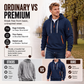 🔥 Trendy Deal ✨ Heren Casual Sport Hoodie met Kwartrits 👕 Comfortabele Pasvorm, Moderne Look & Veelzijdige Sportstijl
