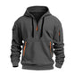 🔥 Trendy Deal ✨ Heren Casual Sport Hoodie met Kwartrits 👕 Comfortabele Pasvorm, Moderne Look & Veelzijdige Sportstijl