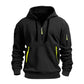 🔥 Trendy Deal ✨ Heren Casual Sport Hoodie met Kwartrits 👕 Comfortabele Pasvorm, Moderne Look & Veelzijdige Sportstijl