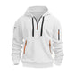 🔥 Trendy Deal ✨ Heren Casual Sport Hoodie met Kwartrits 👕 Comfortabele Pasvorm, Moderne Look & Veelzijdige Sportstijl