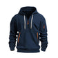 🔥 Trendy Deal ✨ Heren Casual Sport Hoodie met Kwartrits 👕 Comfortabele Pasvorm, Moderne Look & Veelzijdige Sportstijl