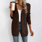 🌿 Comfort Keuze ✨ Dames Casual Gebreid Vest met Open Voorkant 🧶 Zachte Textuur, Losse Pasvorm & Tijdloze Stijl