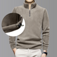 ✨ Slimme Keuze ✨ Heren Top met Halve Rits & Lange Mouwen 👕 Comfortabele Pasvorm, Moderne Stijl & Veelzijdige Look