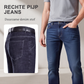 🔥 Winter Deal ✨ Heren Gevoerde Jeans met Rechte Pijpen 👖 Warme Voering, Comfortabele Pasvorm & Klassieke Stijl
