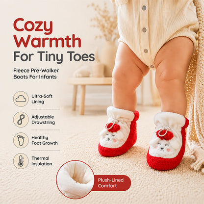 ❄️ Winter Comfort ✨ Baby Warme Zachte Schoentjes 🧸 Gezellige Voering, Comfortabele Pasvorm & Schattige Look