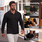 ✨ Zomer Comfort ✨ Ademend Heren Overhemd met Wafelstructuur 👔 Lichte Stof, Moderne Kraag & Casual Elegante Look