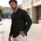 ✨ Zomer Comfort ✨ Ademend Heren Overhemd met Wafelstructuur 👔 Lichte Stof, Moderne Kraag & Casual Elegante Look