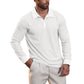 ✨ Zomer Comfort ✨ Ademend Heren Overhemd met Wafelstructuur 👔 Lichte Stof, Moderne Kraag & Casual Elegante Look