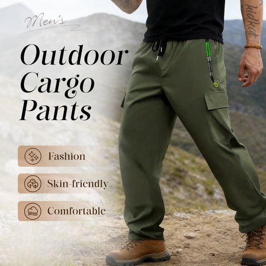 ✨ Nieuw 50% Korting ✨ Heren Outdoor Cargobroek 👖 Meerdere Zakken, Comfortabele Pasvorm & Stoere Avontuurlijke Look