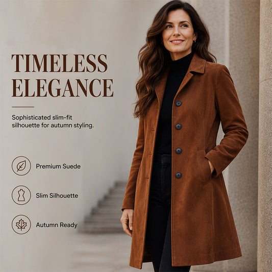 ✨ Winter Comfort ✨ Dames Lange Warme Jas 🧥 Zachte Voering, Elegante Pasvorm & Tijdloze Casual Look